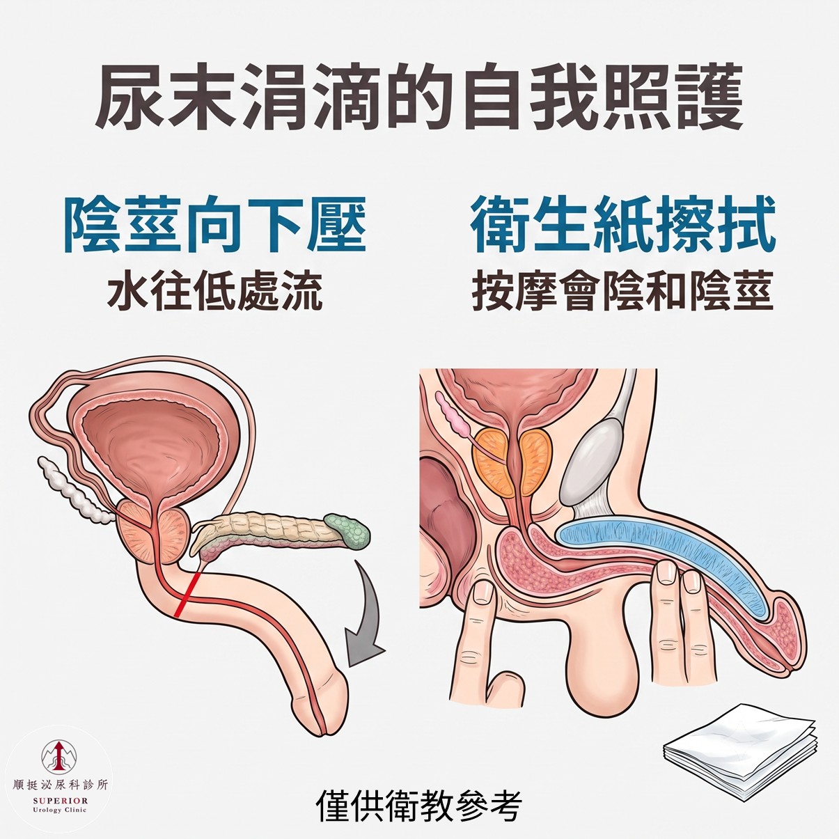 尿末涓滴的自我照護