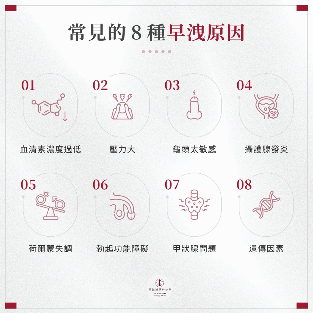 常見的 8 種早洩原因